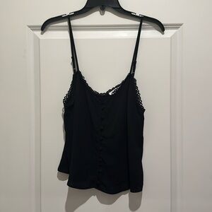 BB Dakota Women's One Hot Minute Cami Tank Top in Black Size Medium‎